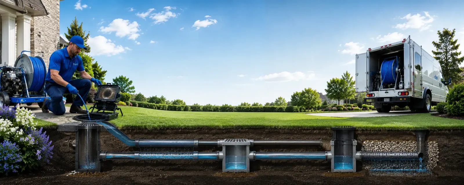 Outdoor drain cleaning information for Saint Anne, IL
